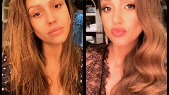 Jessica Alba enceinte : L'incroyable avant et après maquillage !