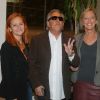 Gilbert Montagné avec sa femme Nikole et Sophie Cluzel, secrétaire d'Etat, chargée des Personnes handicapées, à la première de "Gilbert Montagné, le visionnaire" au siège de la SACEM à Neuilly-sur-Seine, le 15 novembre 2017. © CVS/Bestimage