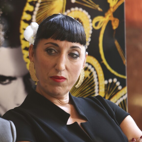 Rossy de Palma assiste à la première de la pièce 'El cantor de Mexico'' à Madrid en Espagne le 28 septembre 2017.