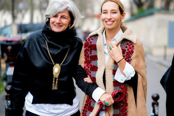 Sophie Fontanel et Alexandra Golovanoff à Paris, le 3 mars 2017.