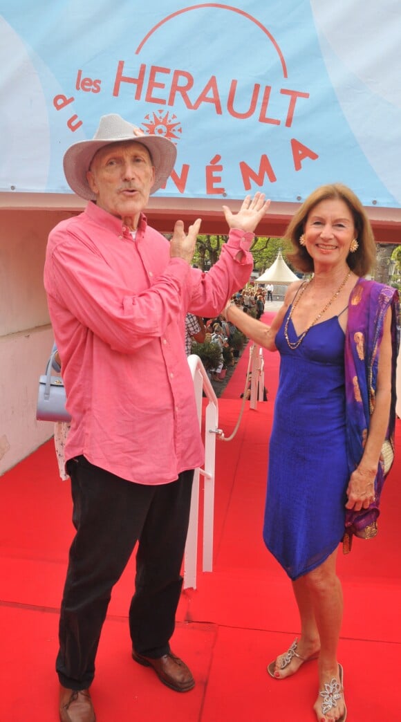 Rufus (Jacques Narcy) et Marianne Borgo - 14ème festival "Les Hérault du Cinéma et de la Télé" à Cap d'Agde. Le 20 juin 2017 © Robert Fages