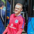 Wayne Rooney après l'entraînement de l'équipe d'angleterre à l'occasion de l'Euro de football en France à Chantilly le 25 juin 2016.
