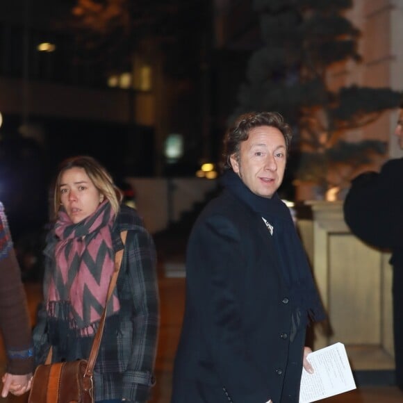 Stéphane Bern - Les célébrités arrivent à la 25ème édition du bal des débutantes à l'hôtel The Peninsula à Paris le 25 novembre 2017.  Celebrities arrive at the 25th edition of the Beginners' Ball at The Peninsula Hotel in Paris on November 25, 2017.25/11/2017 - Paris