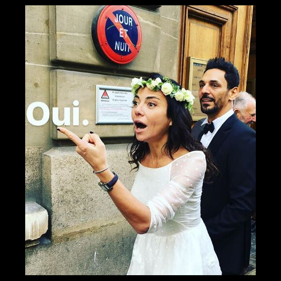 Tomer Sisley a apousé Sandra de Matteis, le 25 novembre 2017 à Paris