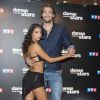 Camille Lacourt et sa danseuse Hajiba Fahmy lors du photocall de présentation du jury et des nouveaux couples de "Danse avec les Stars" au siège de TF1 à Boulogne-Billancourt, le 28 septembre 2017. © Pierre Pérusseau/Bestimage