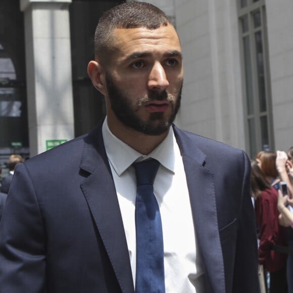 Karim Benzema - L'équipe du Real Madrid reçue à la mairie de Madrid après avoir remporté le 33e titre du Real en Liga à Madrid le 22 mai 2017.