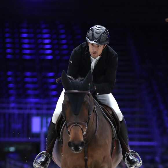 Guillaume Canet lors de l'épreuve Masters Two Grand Prix Magazine au Longines Masters Paris à Villepinte le 30 novembre 2017. © Cyril Moreau / Bestimage