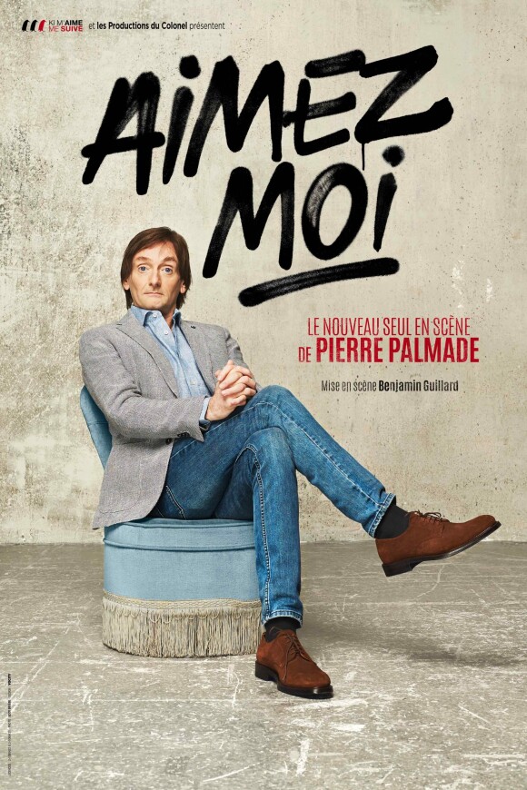 Pierre Palmade est de retour avec un nouveau spectacle seul en scène, Aimez-moi, à partir du 5 décembre 2017 au Théâtre du Rond-Point à Paris.