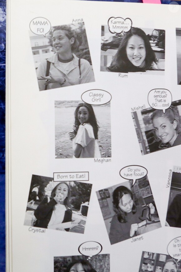 Meghan Markle dans l'album de l'année 1999 du lycée Immaculate Heart à Los Angeles.