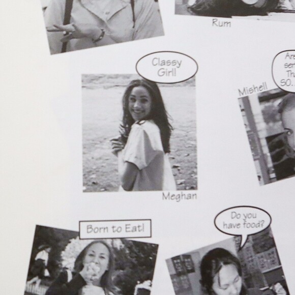 Meghan Markle dans l'album de l'année 1999 du lycée Immaculate Heart à Los Angeles.