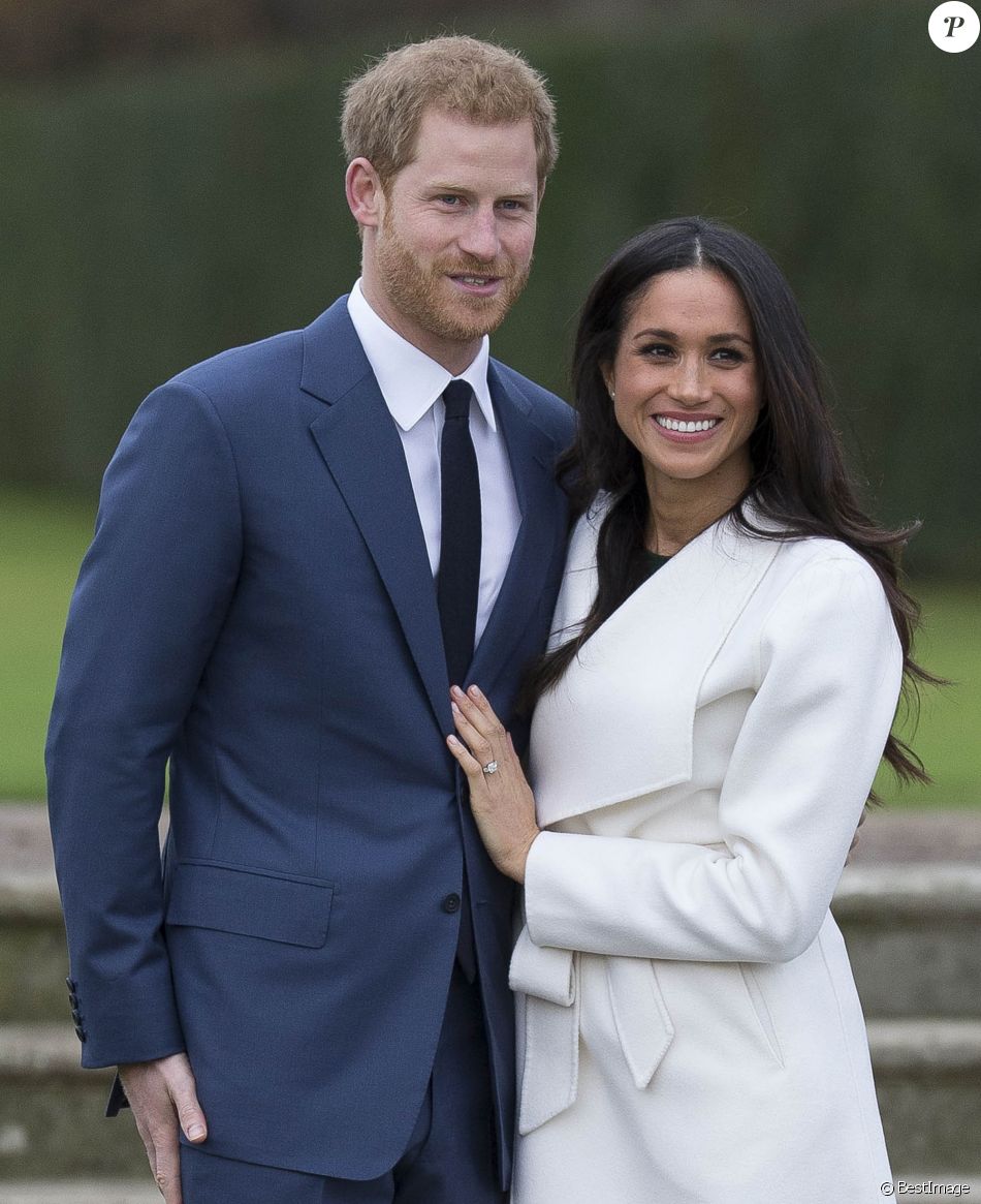 Le prince Harry et Meghan Markle à Kensington palace après ...