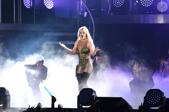 La chanteuse américaine Britney Spears en concert à Taipei, Taïwan, Chine, le 13 juin 2017.