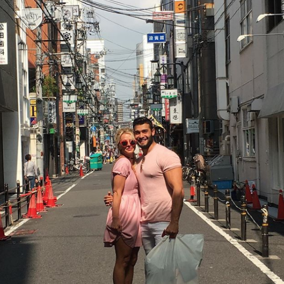 Britney Spears et son petit ami Sam Asghari sur une photo publiée sur Instagram le 9 juin 2017