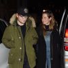 Ed Sheeran et sa compagne Cherry Seaborn sont allés dîner dans une pizzeria dans le quartier du Mayfair à Londres le 3 mars 2017.