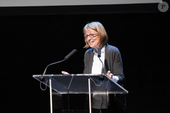 Françoise Nyssen, ministre de la Culture - Soirée en l'honneur de Jeanne Moreau à l'Odéon-Théâtre de l'Europe à Paris, France, le 4 décembre 2017. © Coadic Guirec/Bestimage