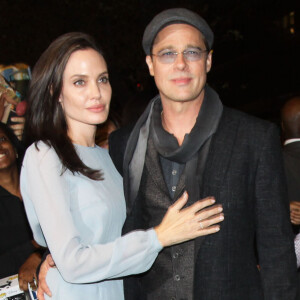 Angelina Jolie et son mari Brad Pitt à la première du film 'By The Sea' réalisé par Angelina à New York, le 3 novembre 2015