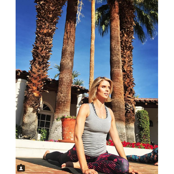 Sylvie Tellier est une grande sportive et cela se voit.
