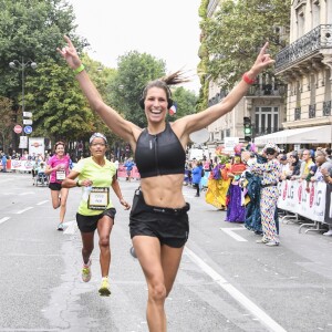 Laury Thilleman - Vingtième édition de la course La Parisienne à Paris, France, le 11 septembre 2016. © Pierre Perusseau/Bestimage