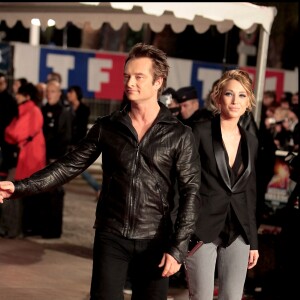 Laura Smet et David Hallyday aux NRJ Music Awards, à Cannes, le 23 janiver 2010