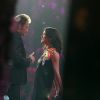 Exclusif - Johnny Hallyday et Jenifer Bartoli - Backstage de l'enregistrement de l'émission Spécial Johnny Hallyday, "Johnny, la soirée événement", qui sera diffusée sur TF1 en prime-time le 20 décembre 2014