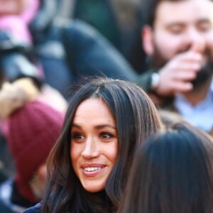 Le prince Harry et sa fiancée Meghan Markle arrivent au "Nottingham Contemporary" pour la journée mondiale de la lutte contre le Sida à Nottingham à l'occasion de leur première visite officielle depuis leurs Fiançailles à Nottingham le 1er decembre 2017.