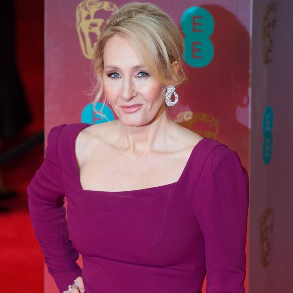 J. K. Rowling - Arrivée des people à la cérémonie des British Academy Film Awards (BAFTA) au Royal Albert Hall à Londres, le 12 février 2017.