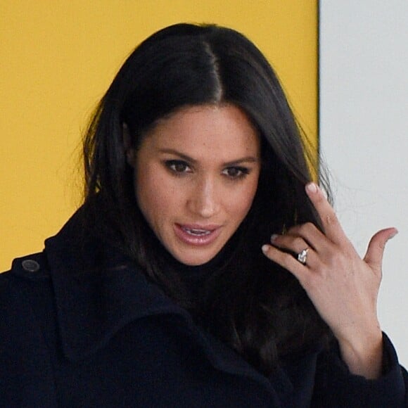 Le prince Harry et sa fiancée Meghan Markle arrivent au "Nottingham Contemporary" pour la journée mondiale de la lutte contre le Sida à Nottingham à l'occasion de leur première visite officielle depuis leurs Fiançailles à Nottingham le 1er decembre 2017.