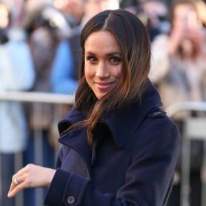 Meghan Markle quitte le "Nottingham Contemporary" lors de la journée mondiale de la lutte contre le Sida à Nottingham le 1er decembre 2017.