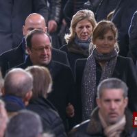 Obsèques de Johnny : Julie Gayet et Hollande soudés, Brigitte Macron très émue
