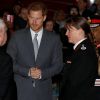 Le prince Harry lors de la messe en l'honneur de la brigade des pompiers Carol à l'abbaye de Westminster à Londres. Le 4 décembre 2017