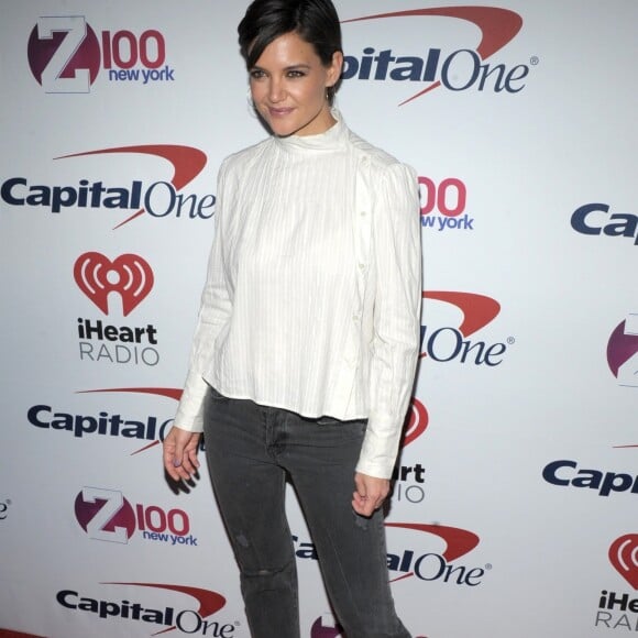 Katie Holmes à la soirée Z100's Jingle Ball sur Madison Square Garden à New York, le 8 décembre 2017