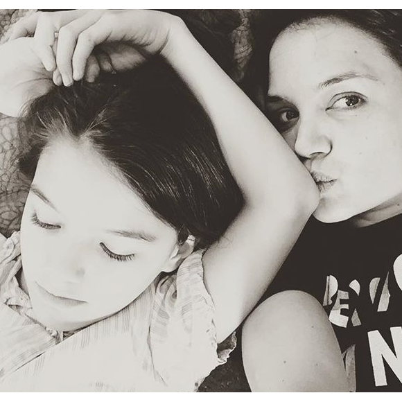 Katie Holmes et sa fille Suri sur une photo publiée sur Instagram le 14 mai 2017