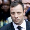 Oscar Pistorius quitte le tribunal de Pretoria, où il a été déclaré coupable d'homicide involontaire. Le 12 septembre 2014.