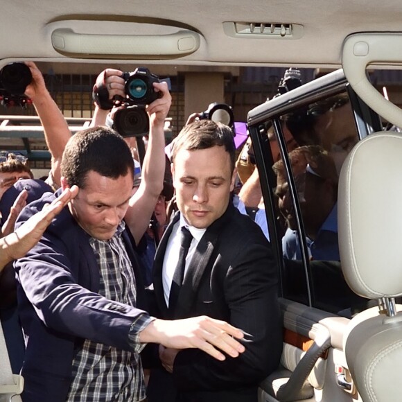 Oscar Pistorius - Procès d'Oscar Pistorius à Pretoria en Afrique du Sud le 11 septembre 2014.