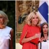 Brigitte Macron accompagne Emmanuel Macron lors d'une visite officielle en Grèce en septembre 2017. © Dominique Jacovides / Bestimage