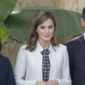 La reine Letizia d'Espagne en visite à l'Université Cheikh Anta Diop à Dakar lors de son voyage officiel au Sénégal le 12 décembre 2017