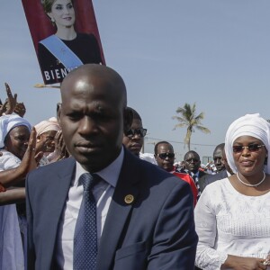 La reine Letizia d'Espagne en visite à l'Université Cheikh Anta Diop à Dakar lors de son voyage officiel au Sénégal le 12 décembre 2017