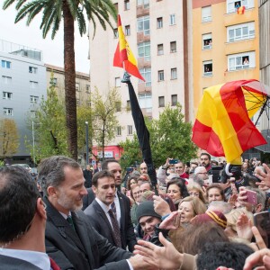 Le roi Felipe VI d'Espagne à Jaen le 11 décembre 2017 pour l'inauguration du Musée Ibérique.