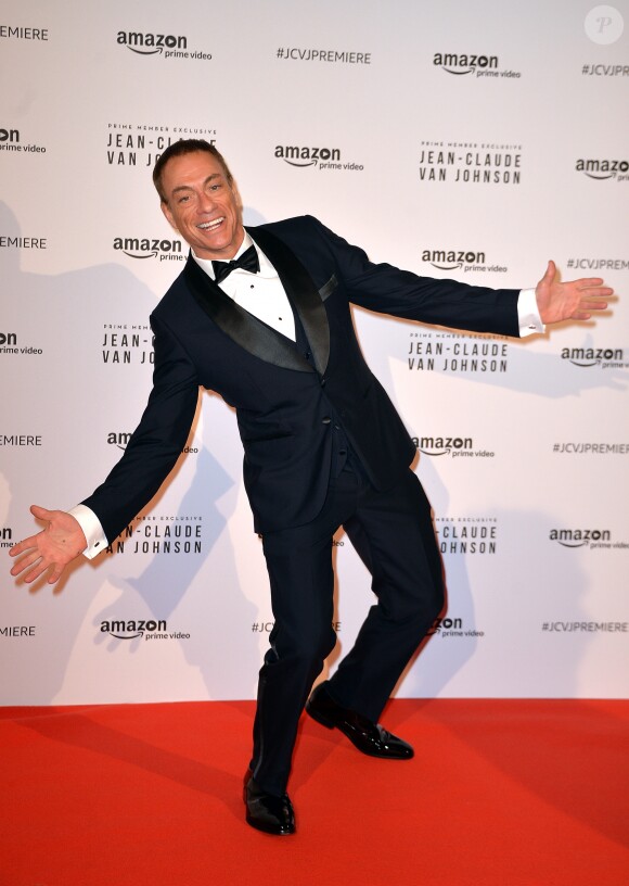 Jean-Claude Van Damme - Présentation de la série "Jean-Claude Van Johnson" par Amazon TV au cinéma Le Grand Rex à Paris, le 12 décembre 2017. © Veeren/Bestimage