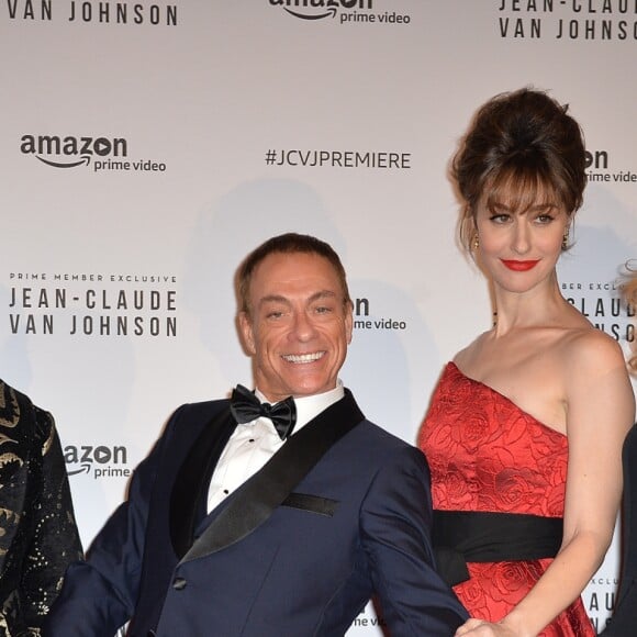 Moises Arias, Phylicia Rashad, Jean-Claude Van Damme, Kat Foster, Bar Paly et Tim Peper - Présentation de la série "Jean-Claude Van Johnson" par Amazon TV au cinéma Le Grand Rex à Paris, le 12 décembre 2017. © Veeren/Bestimage  Amazon TV "Jean-Claude Van Johnson" serie presentation held at "Le Grand Rex" cinema in Paris, France, on December 12th 2017.12/12/2017 - Paris