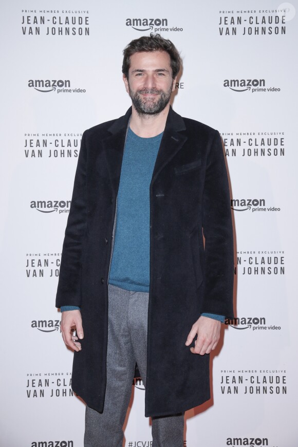 Grégory Fitoussi - Présentation de la série "Jean-Claude Van Johnson" par Amazon TV au cinéma Le Grand Rex à Paris, le 12 décembre 2017.
