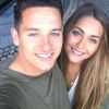 Florian Thauvin et Charlotte Pirroni posent sur Instagram le 25 juillet 2016.