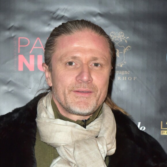 Exclusif - Emmanuel Petit lors du concert de son ami Grégory Bakian au Palace à Paris, le 18 décembre 2017. © Giancarlo Gorassini/Bestimage