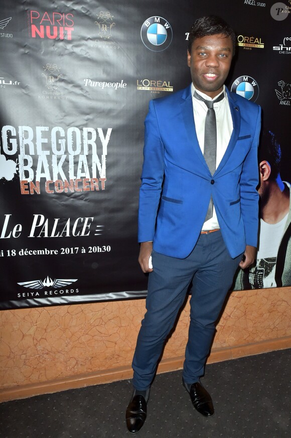 Exclusif - Jean-Barthélémy Bokassa lors du concert de Grégory Bakian au Palace à Paris, le 18 décembre 2017. © Giancarlo Gorassini/Bestimage