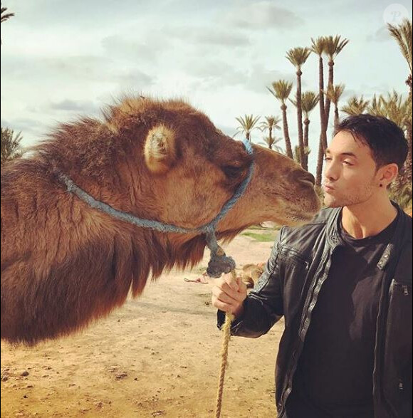Maxime Dereymez au Maroc, décembre 2017, Instagram