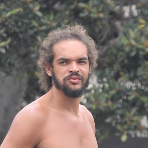 Exclusif - Joakim Noah à Venice beach, le 29 juin 2017.