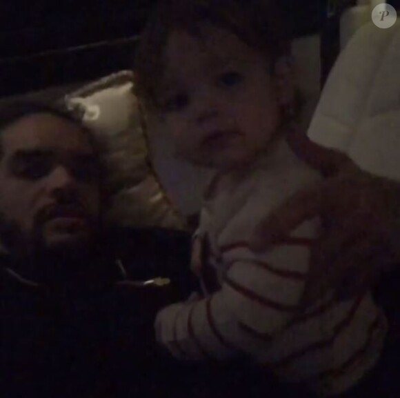 Joakim Noah publie une vidéo avec sa fille sur Instagram le 19 décembre 2017.