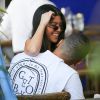 Kourtney Kardashian et Younes Bendjima à Los Angeles. Le 12 décembre 2017.