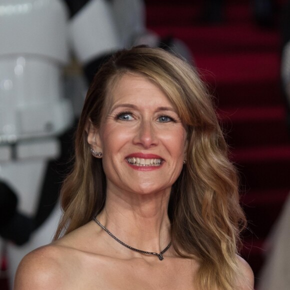 Laura Dern à la première de "Star Wars, épisode VIII : Les Derniers Jedi" au Royal Albert Hall à Londres, le 12 décembre 2017