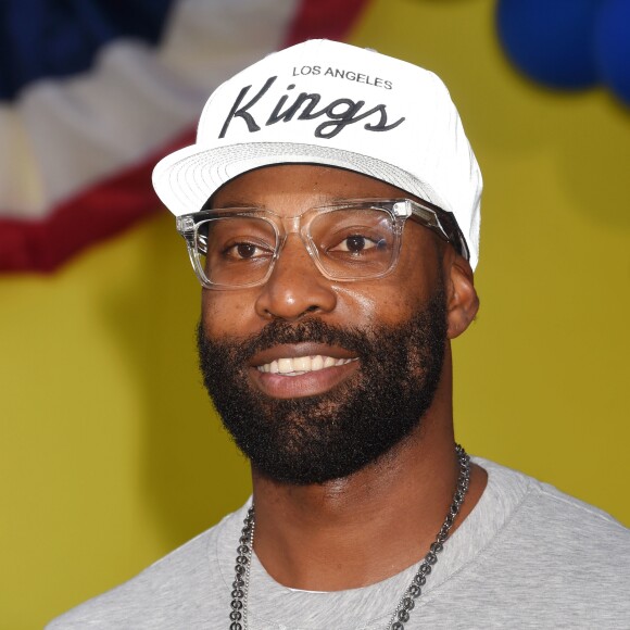 Baron Davis à la première du film "Sausage Party" au Regency Village Theatre à Westwood, Los Angeles, le 9 août 2016
